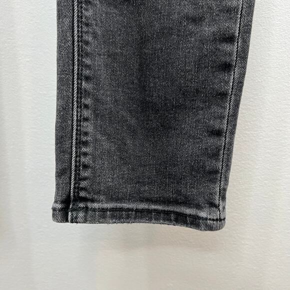 Abrand Dropped Skinny Jeans Debaser Gray Black Shred Distressed Pocket Size 29 - Picture 4 of 9